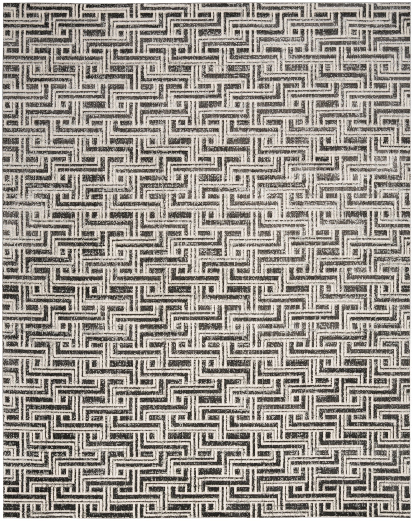 Nourison Home Serenity Home SRH04 Grey Ivory Transitional Loom-woven Rug