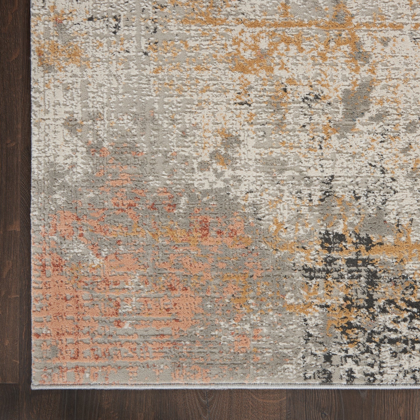 Nourison Home Rustic Textures  Grey Blue  Contemporary
