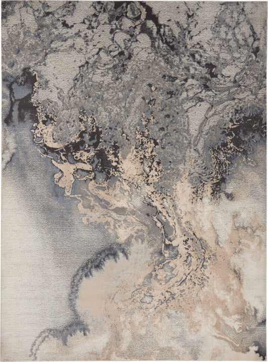 Nourison Home Maxell  Grey  Contemporary