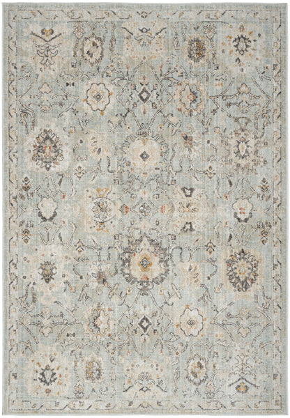 Nourison Home Oushak Home OUS01 Mint Traditional Loom-woven Rug