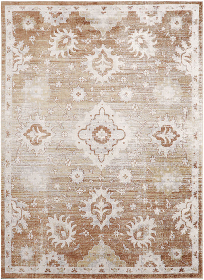 Nourison Home Astra Machine Washable ASW19 Copper Traditional Power-loomed Rug