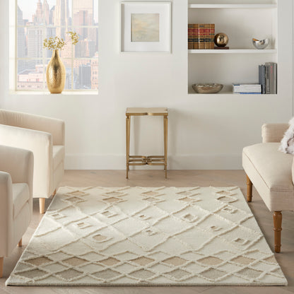 Nourison Home Moroccan Court  Ivory  Contemporary