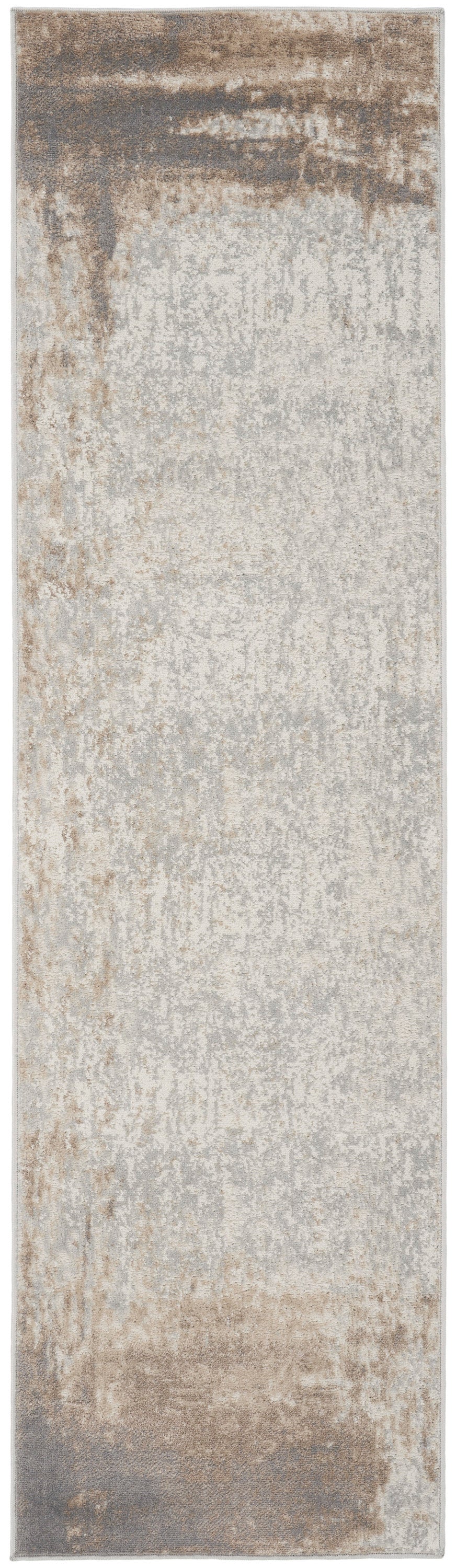 Nourison Home Elation ETN07 Grey Ivory Contemporary Power-loomed Rug