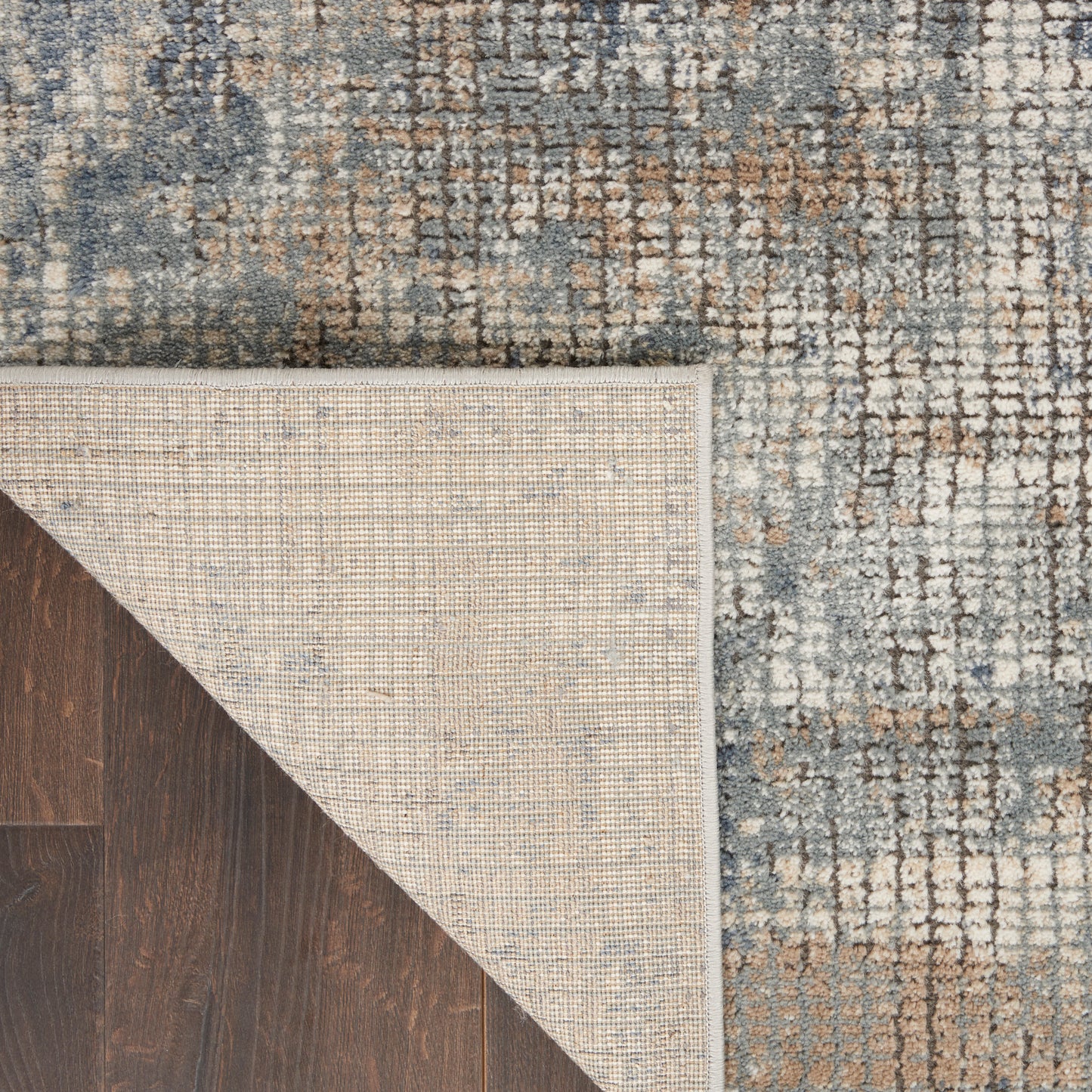 Nourison Home Quarry  Blue Beige  Contemporary