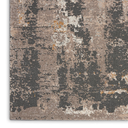 Nourison Home Tangra  Cream Grey  Contemporary