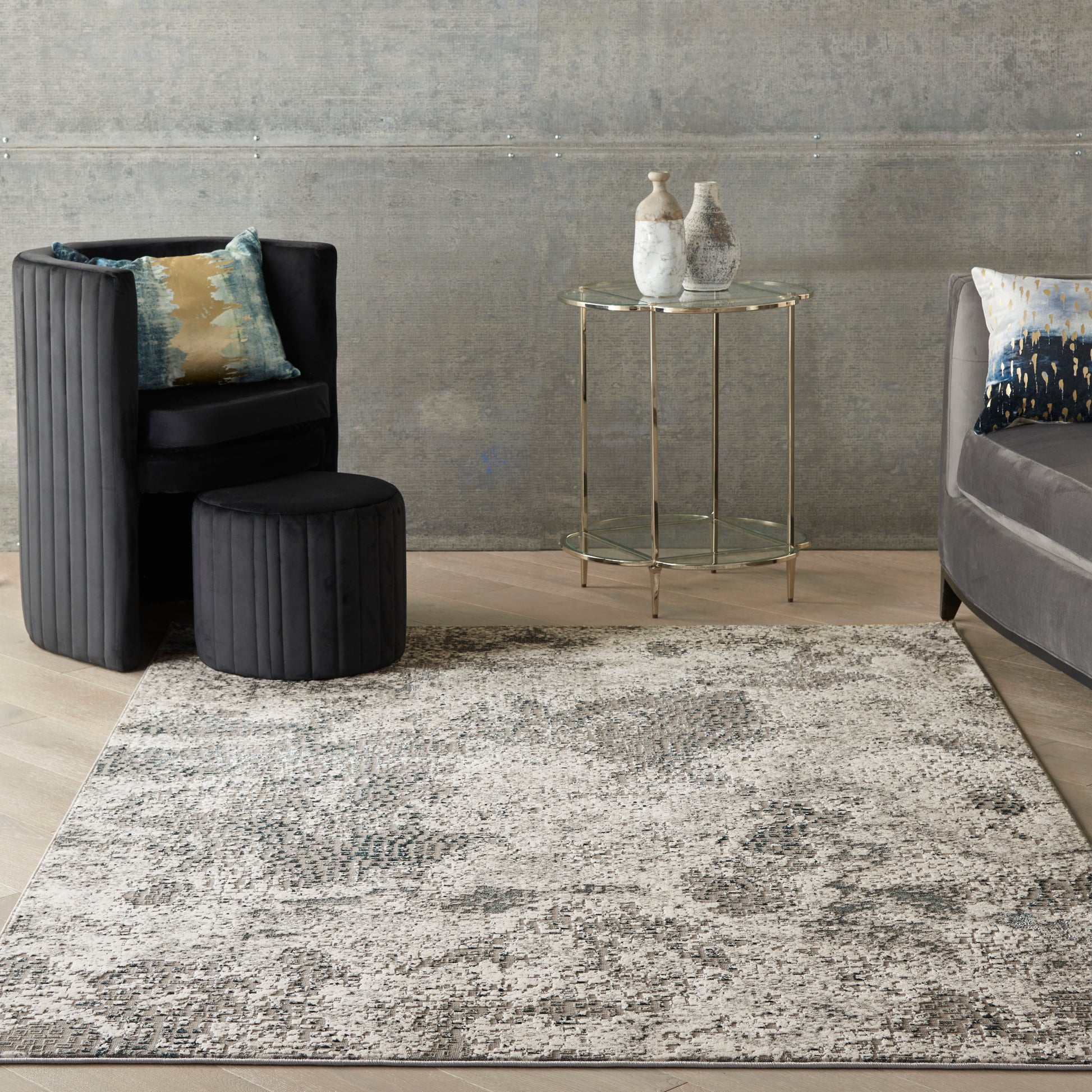 Michael Amini MA90 Uptown  Ivory Grey  Contemporary