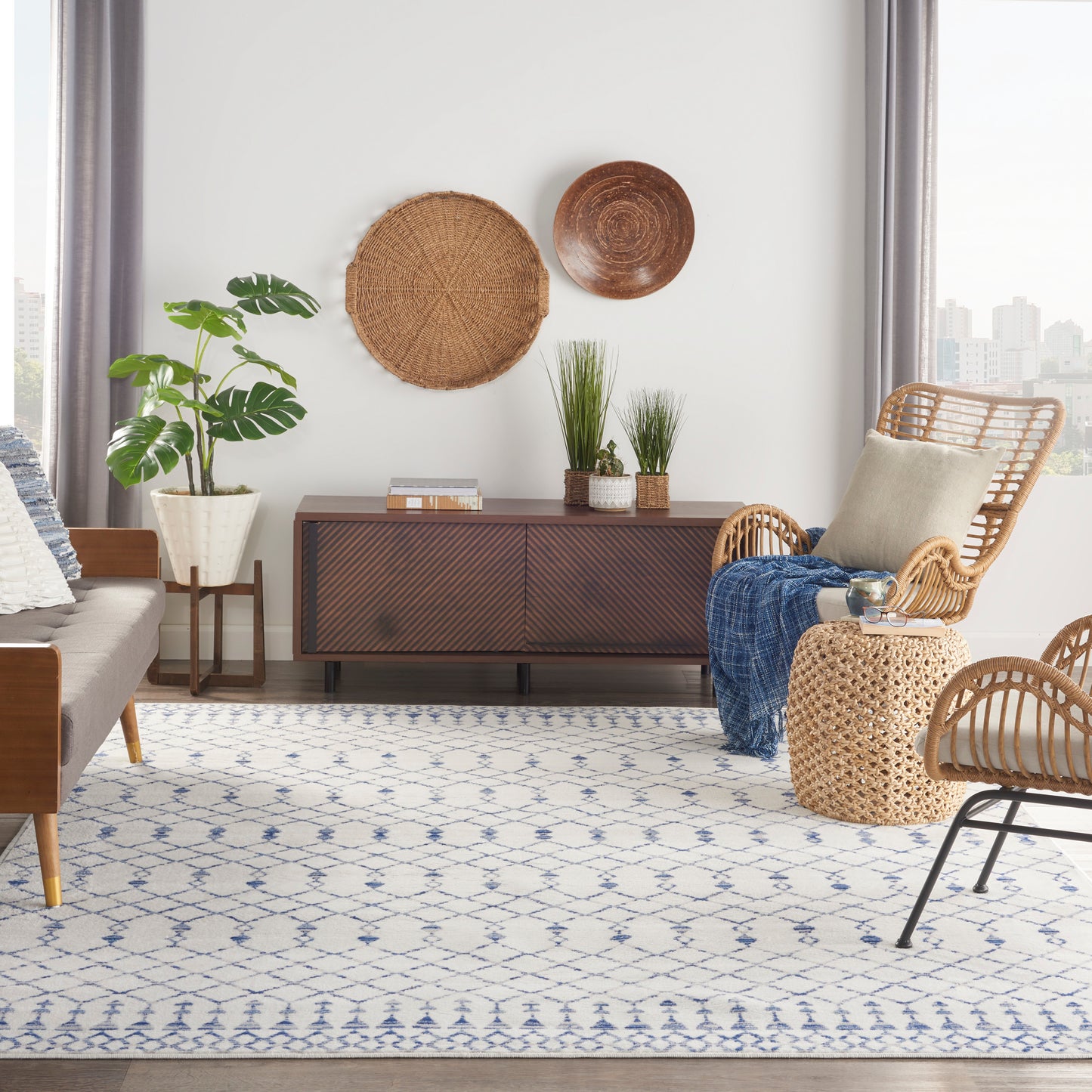 Nourison Home Whimsicle  Ivory  Contemporary