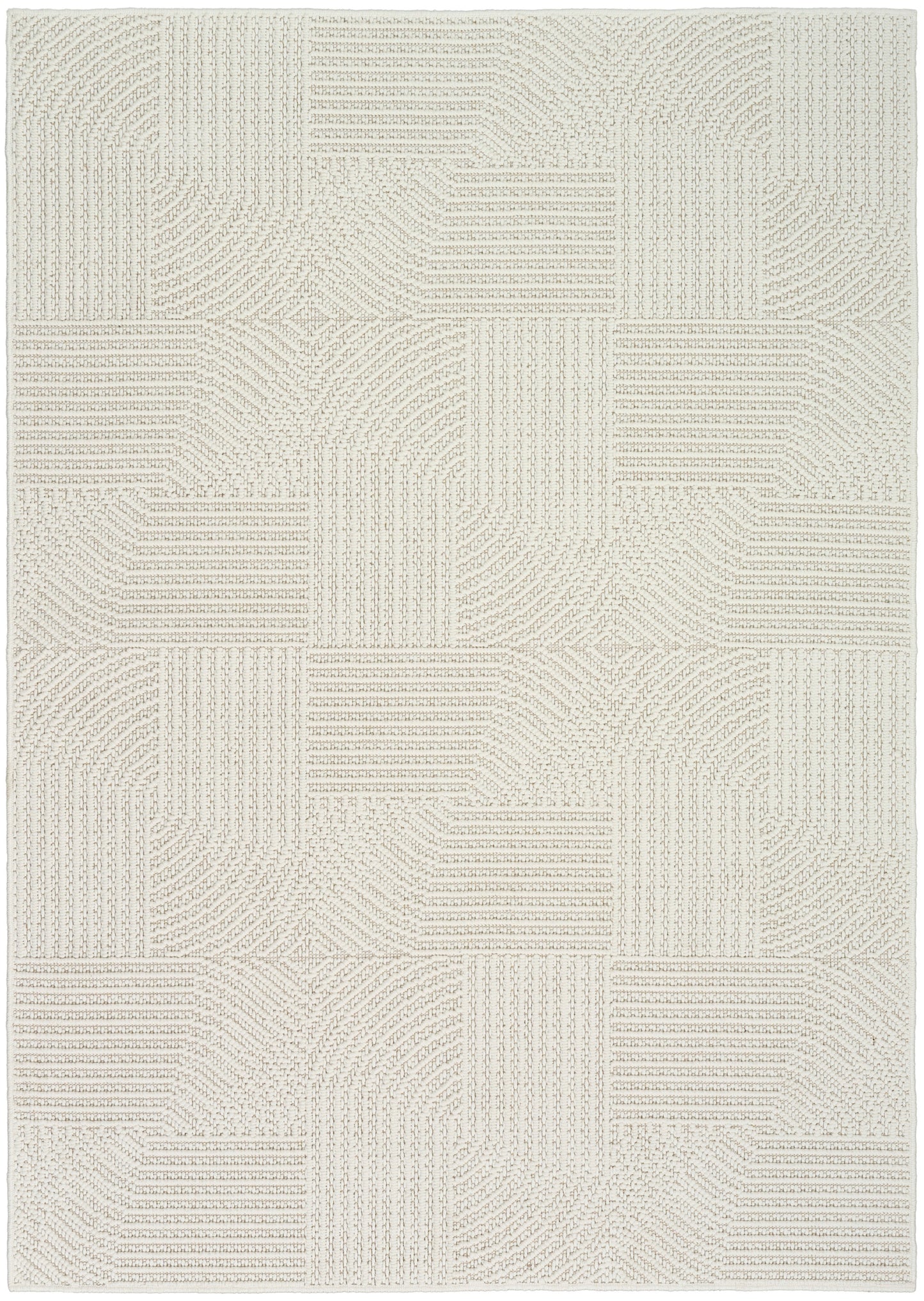 Nourison Home Natural Texture NTX02 Ivory Contemporary Machine Woven Rug