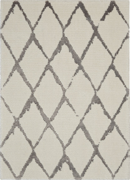 Nourison Home Twilight TWI15 Ivory Grey Contemporary Power-loomed Rug