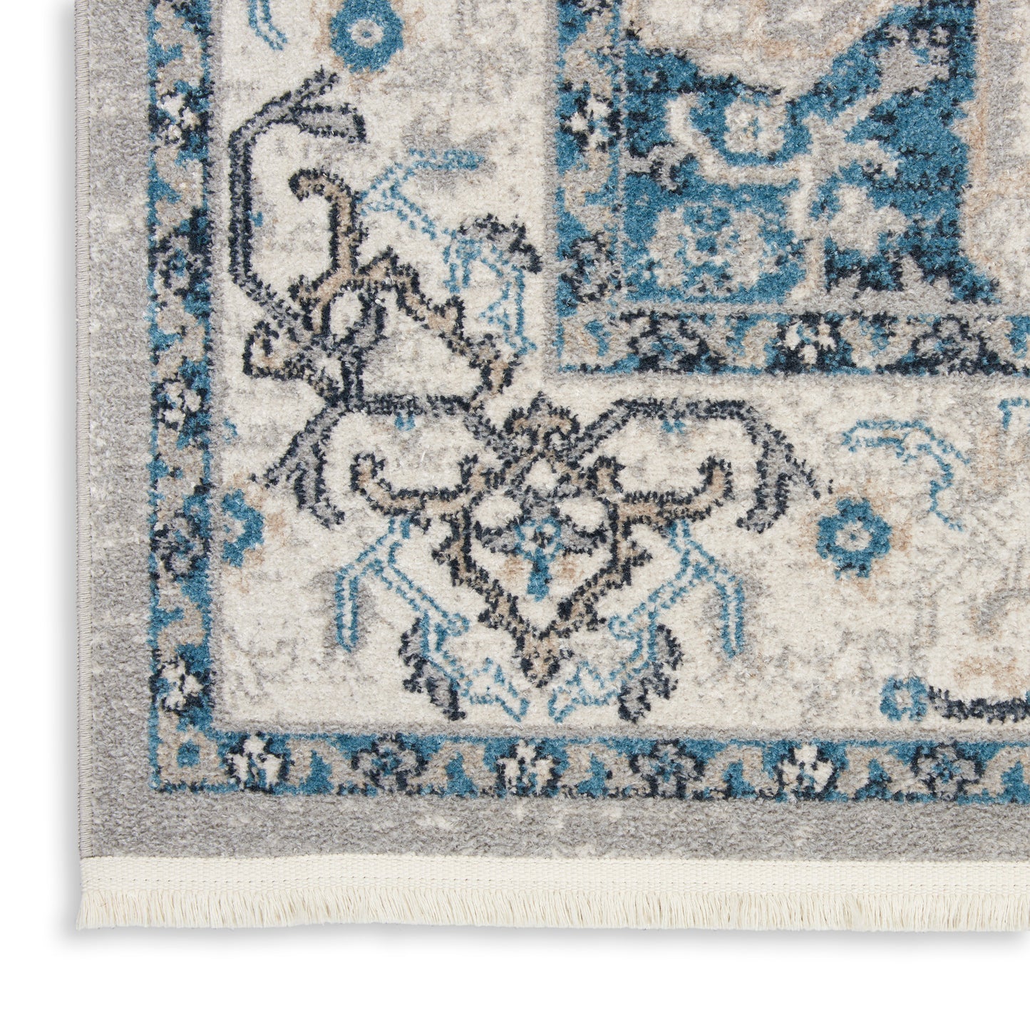 Nourison Home Carina  Grey Blue  Transitional