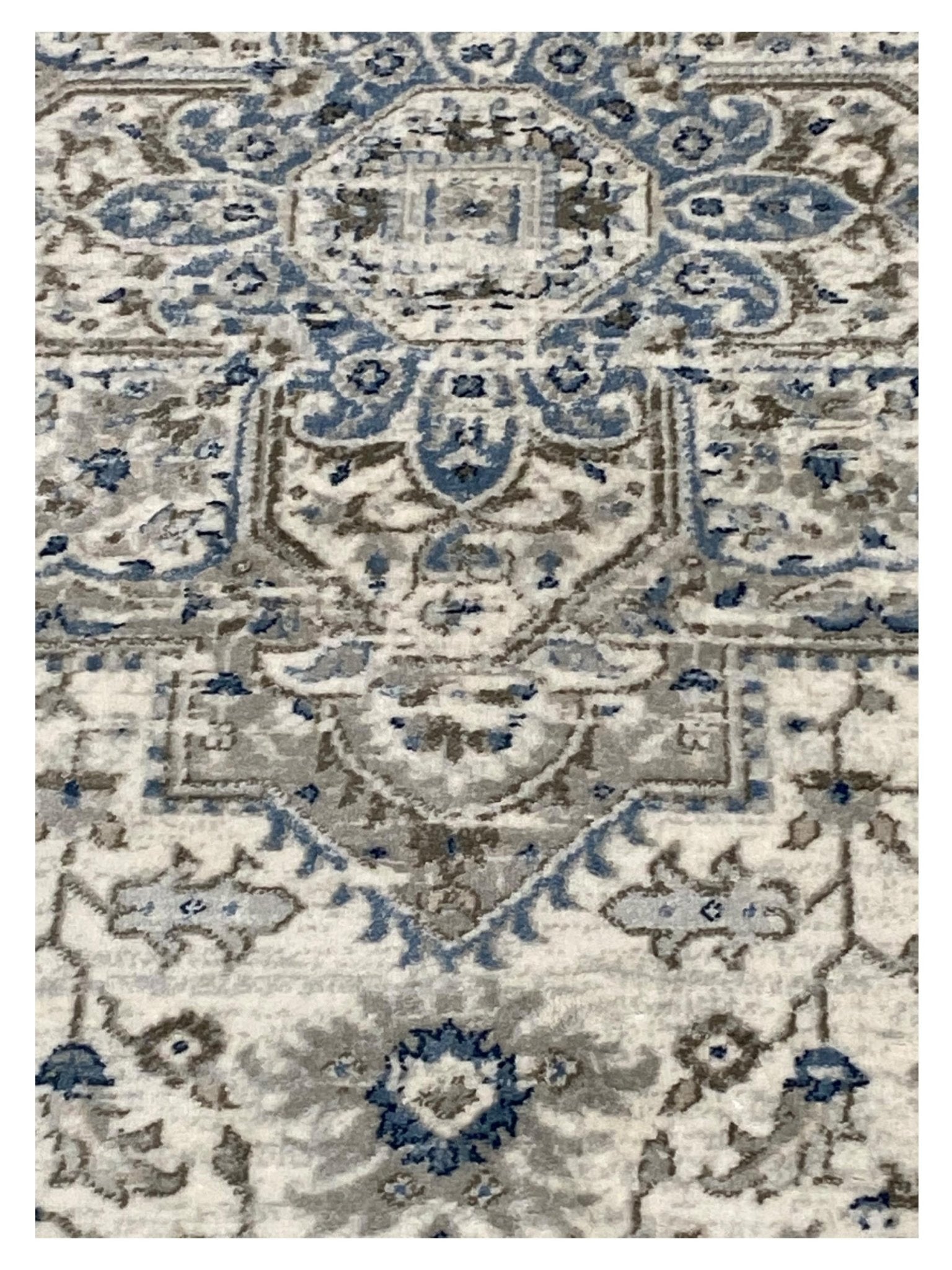 Artisan Bella Cream Blue Transitional Machinemade Rug - Rugs - Artisan - Atlanta Designer Rugs