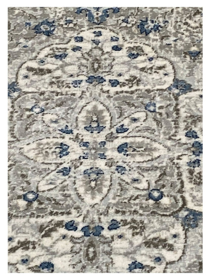 Artisan Bella Cream Gray Transitional Machinemade Rug - Rugs - Artisan - Atlanta Designer Rugs