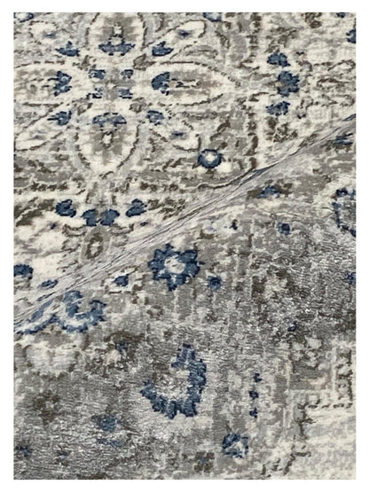Artisan Bella Cream Gray Transitional Machinemade Rug - Rugs - Artisan - Atlanta Designer Rugs