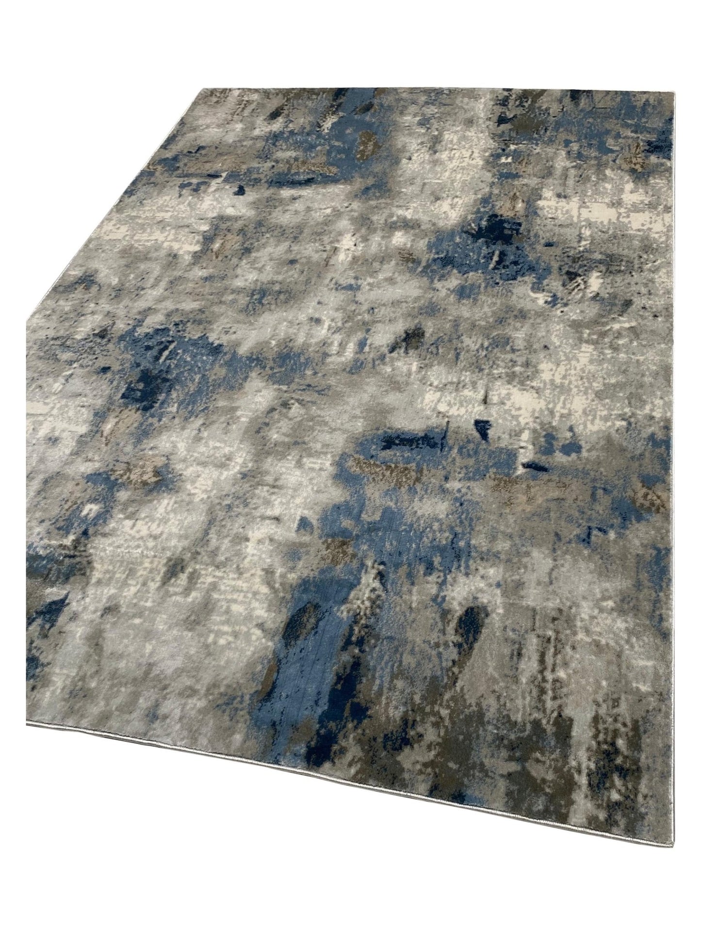 Artisan Bella Gray Blue Contemporary Machinemade Rug - Rugs - Artisan - Atlanta Designer Rugs
