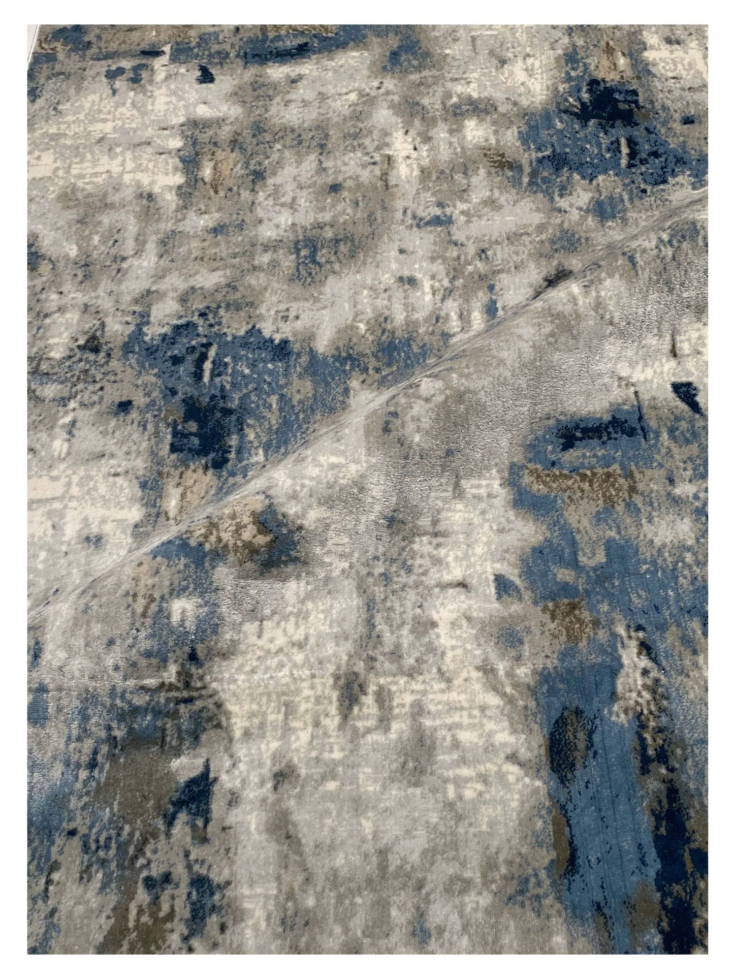 Artisan Bella Gray Blue Contemporary Machinemade Rug - Rugs - Artisan - Atlanta Designer Rugs