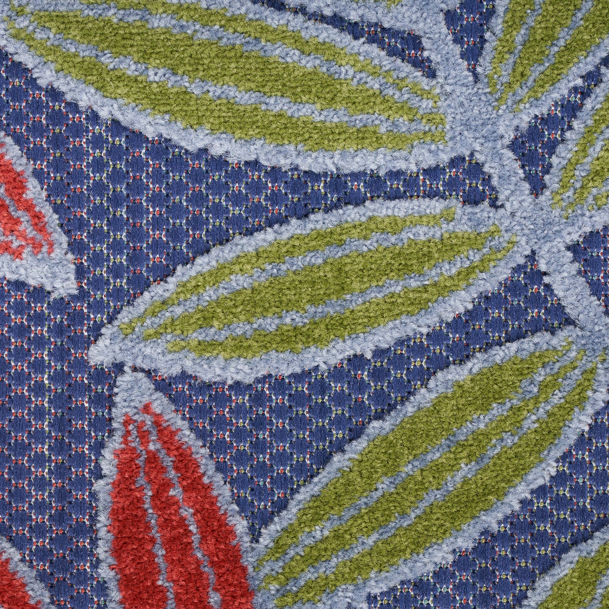 Nourison Home Aloha  Navy Multicolor  Contemporary