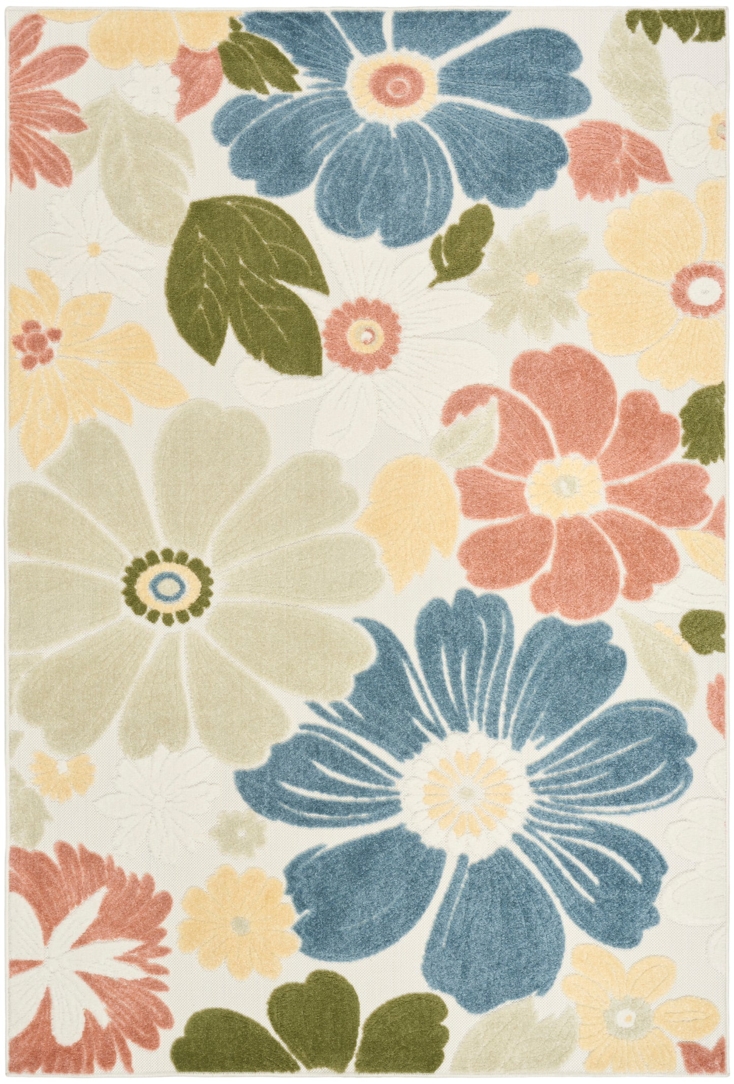 Nourison Home Aloha ALH42 Multicolor Contemporary Power-loomed Rugs