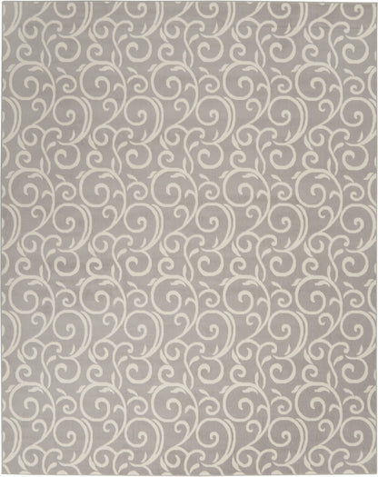 Nourison Home Grafix GRF19 Grey Contemporary Power-loomed Rug