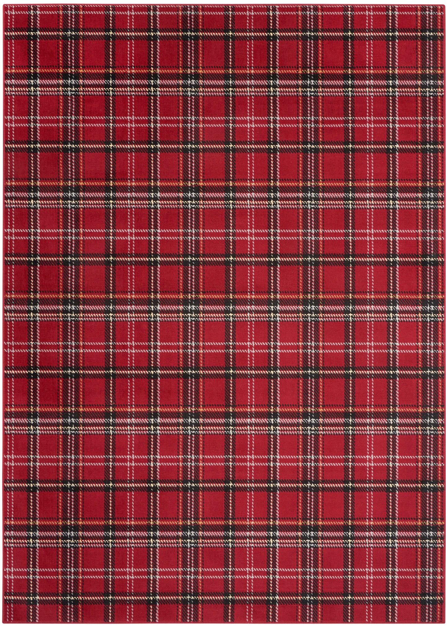 Nourison Home Grafix GRF03 Red Contemporary Power-loomed Rug