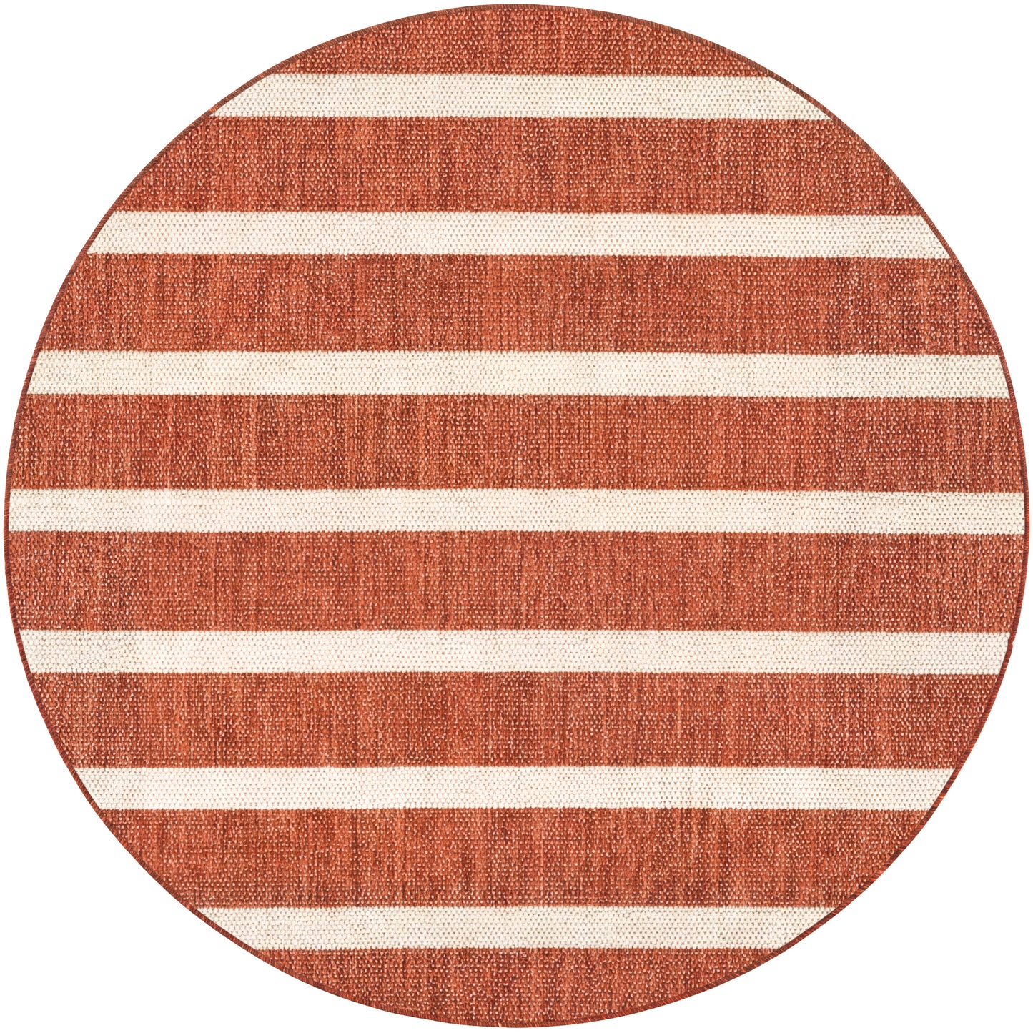 Nourison Home Positano POS03 Terracotta Ivory Contemporary Power-loomed Rug