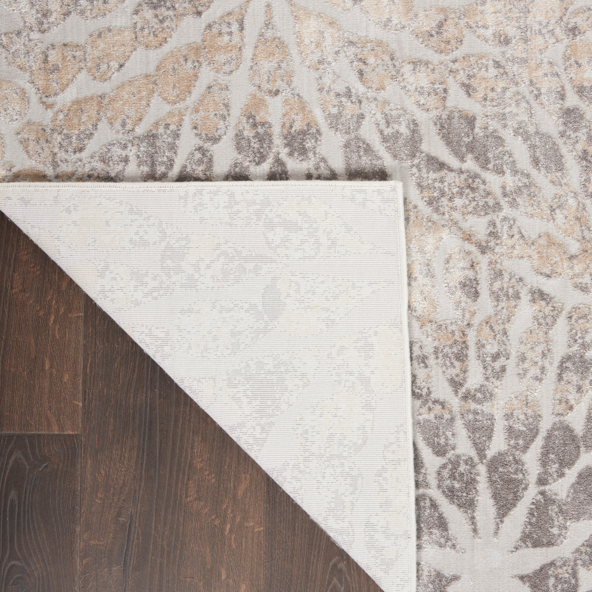Nourison Home Silky Textures  Ivory Beige  Contemporary