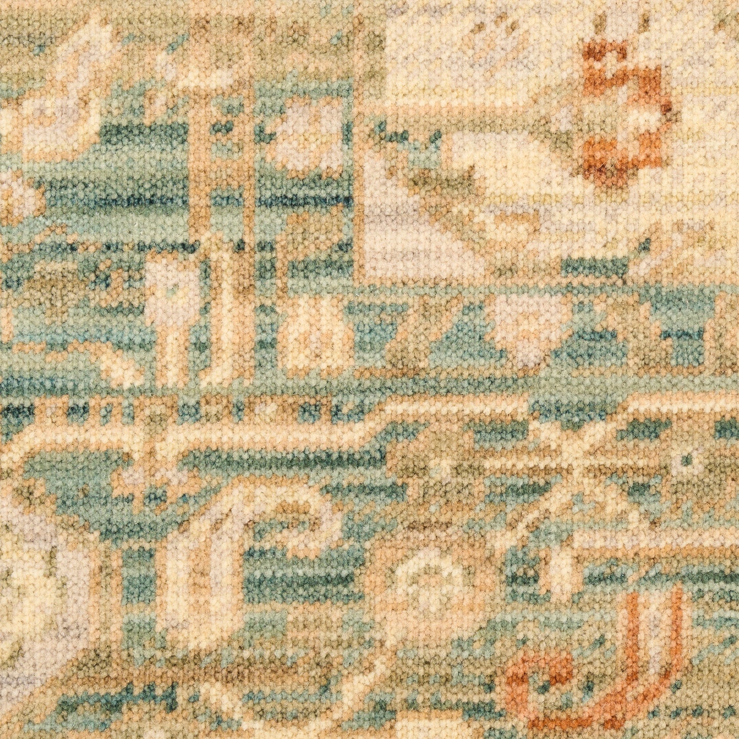 Nourison Home Antique Bloom  Teal  Traditional