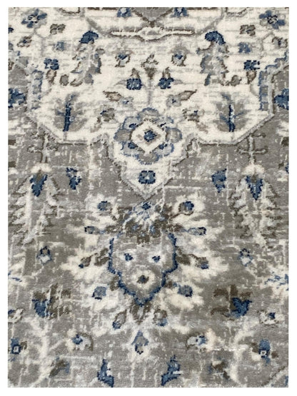 Artisan Bella Grey Cream Transitional Machinemade Rug - Rugs - Artisan - Atlanta Designer Rugs