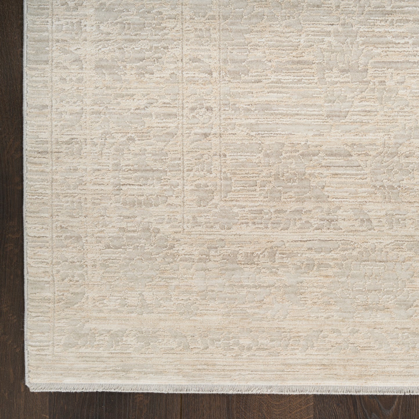 Nourison Home Shadows  Ivory Grey  Traditional