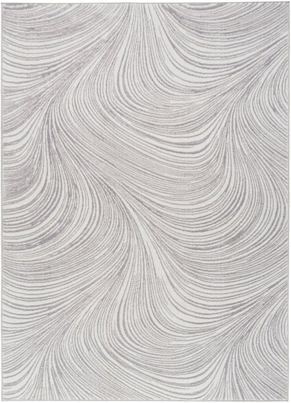 DKNY Central Park West CEP02 Grey Contemporary Power-loomed Rug