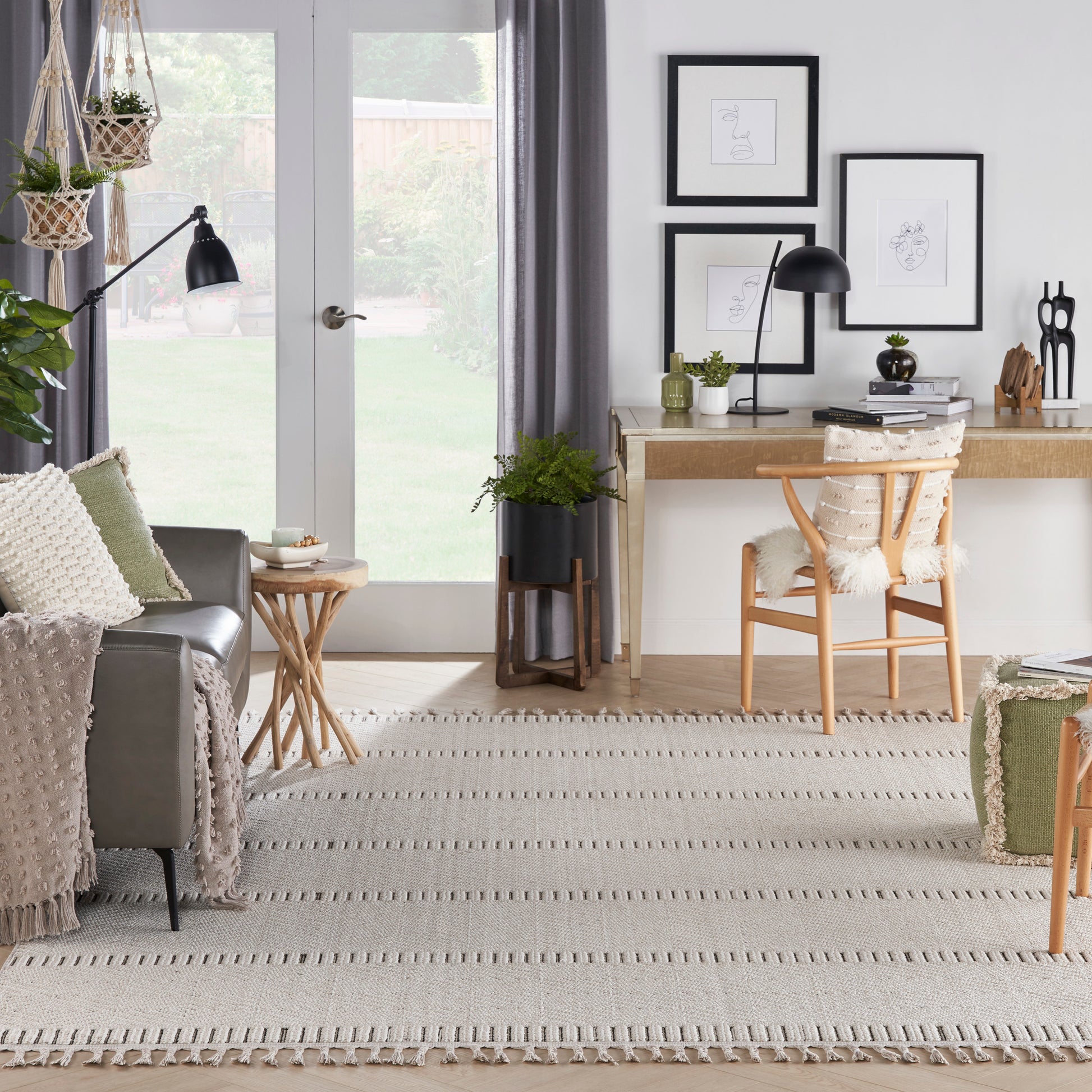 Nourison Home Paxton  Taupe  Contemporary