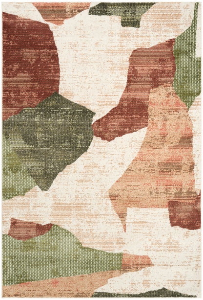 Nourison Home Nordic NRC18 Beige Multi Contemporary Power-loomed Rug