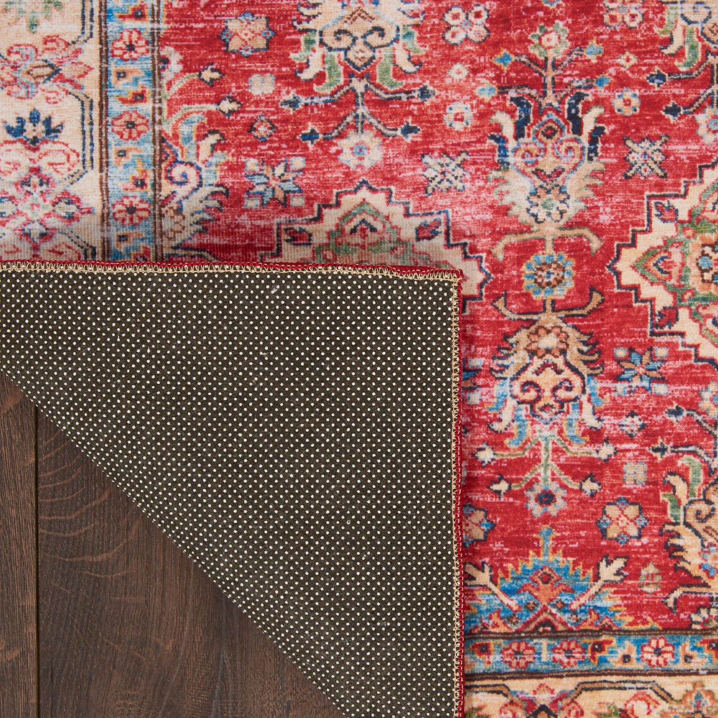 Nourison Home Fulton  Red  Traditional