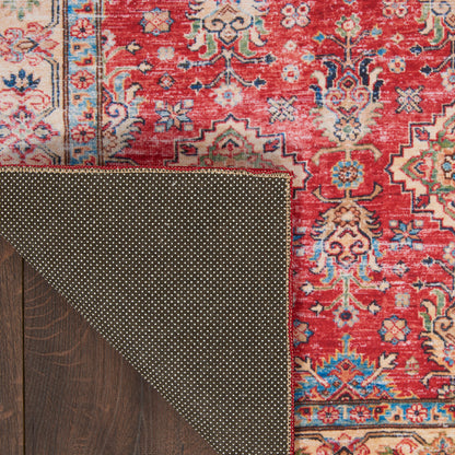 Nourison Home Fulton  Red  Traditional