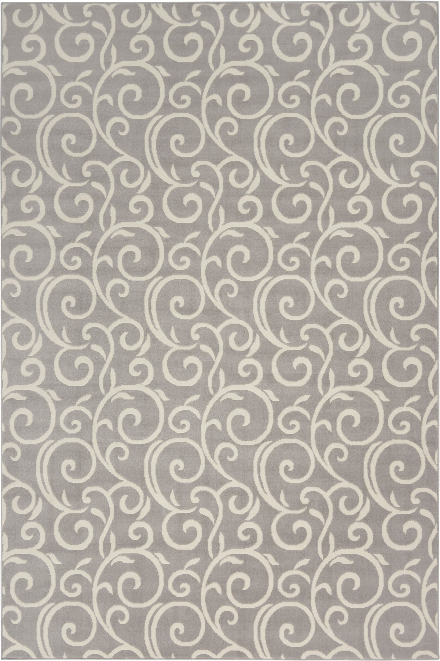 Nourison Home Grafix GRF19 Grey Contemporary Power-loomed Rug