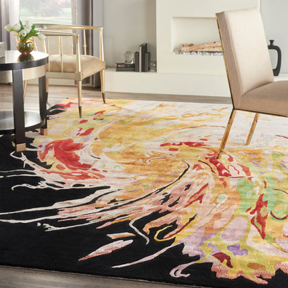 Nourison Home Prismatic  Multicolor  Contemporary