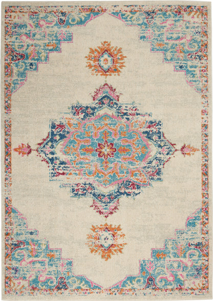 Nourison Home Passion PSN24 Grey Multicolor Transitional Power-loomed Rugs