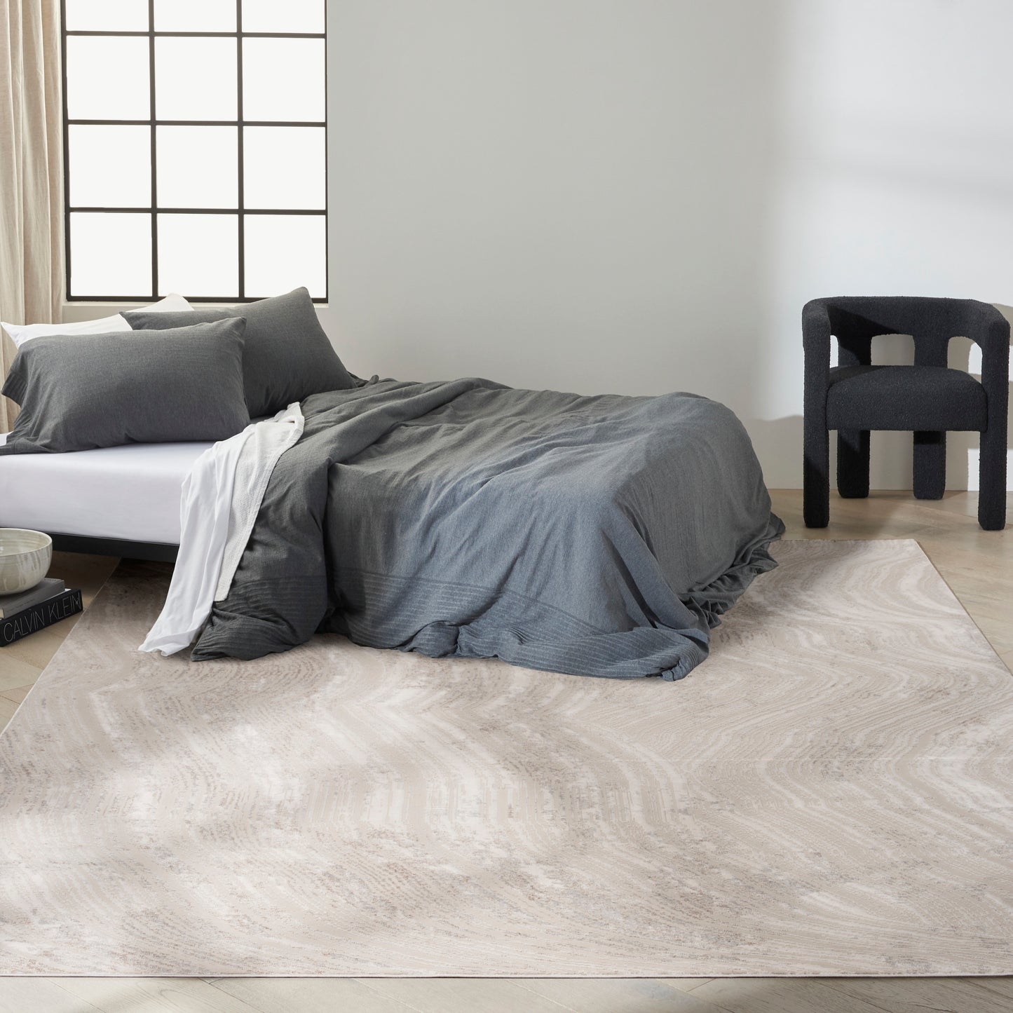 Calvin Klein CK024 Irradiant  Silver Grey  Contemporary