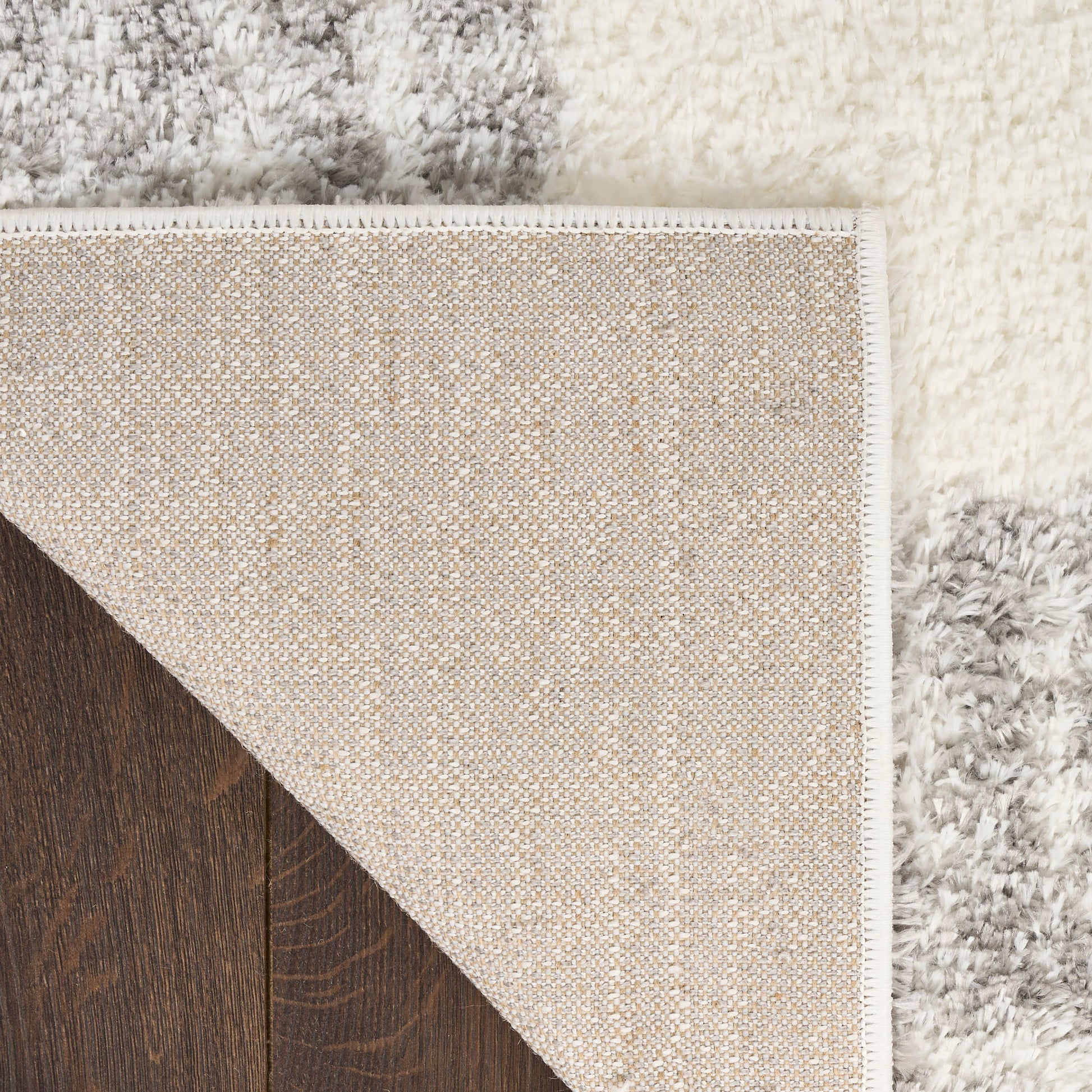 Nourison Home Pacific Shag  Ivory Grey  Contemporary