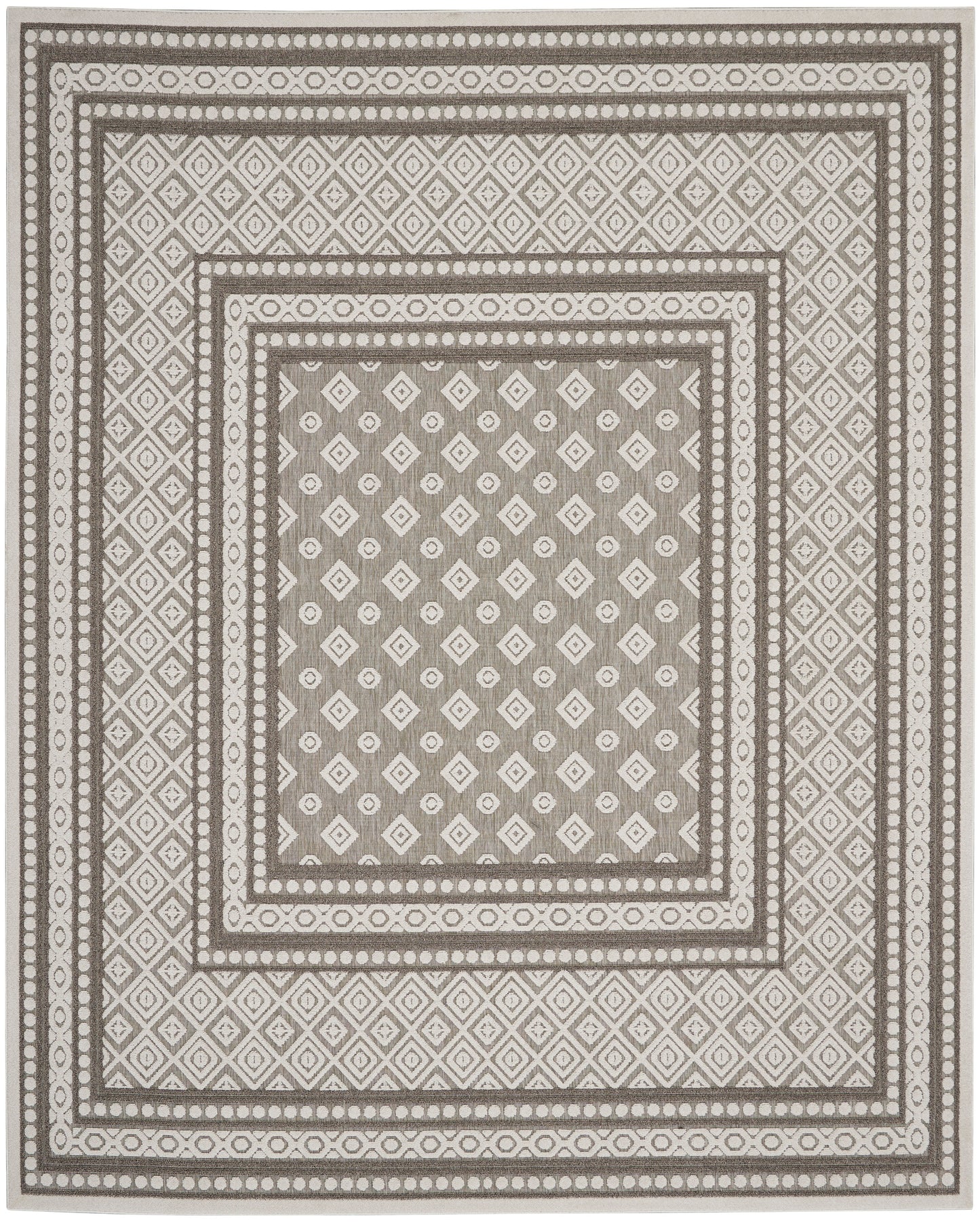 Nourison Home Key Largo  Light Grey  Transitional