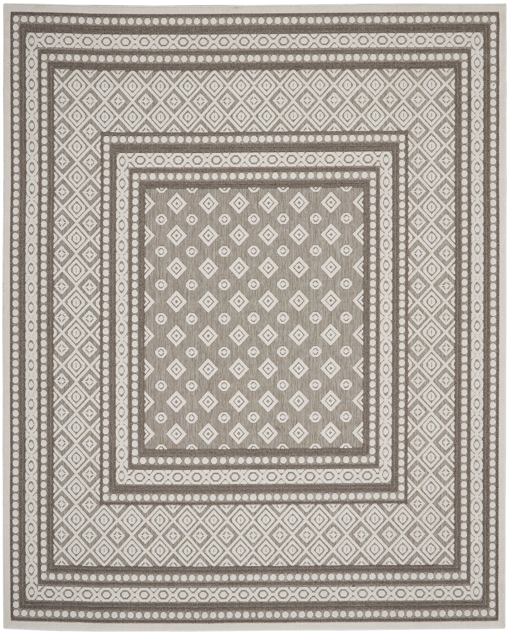 Nourison Home Key Largo  Light Grey  Transitional