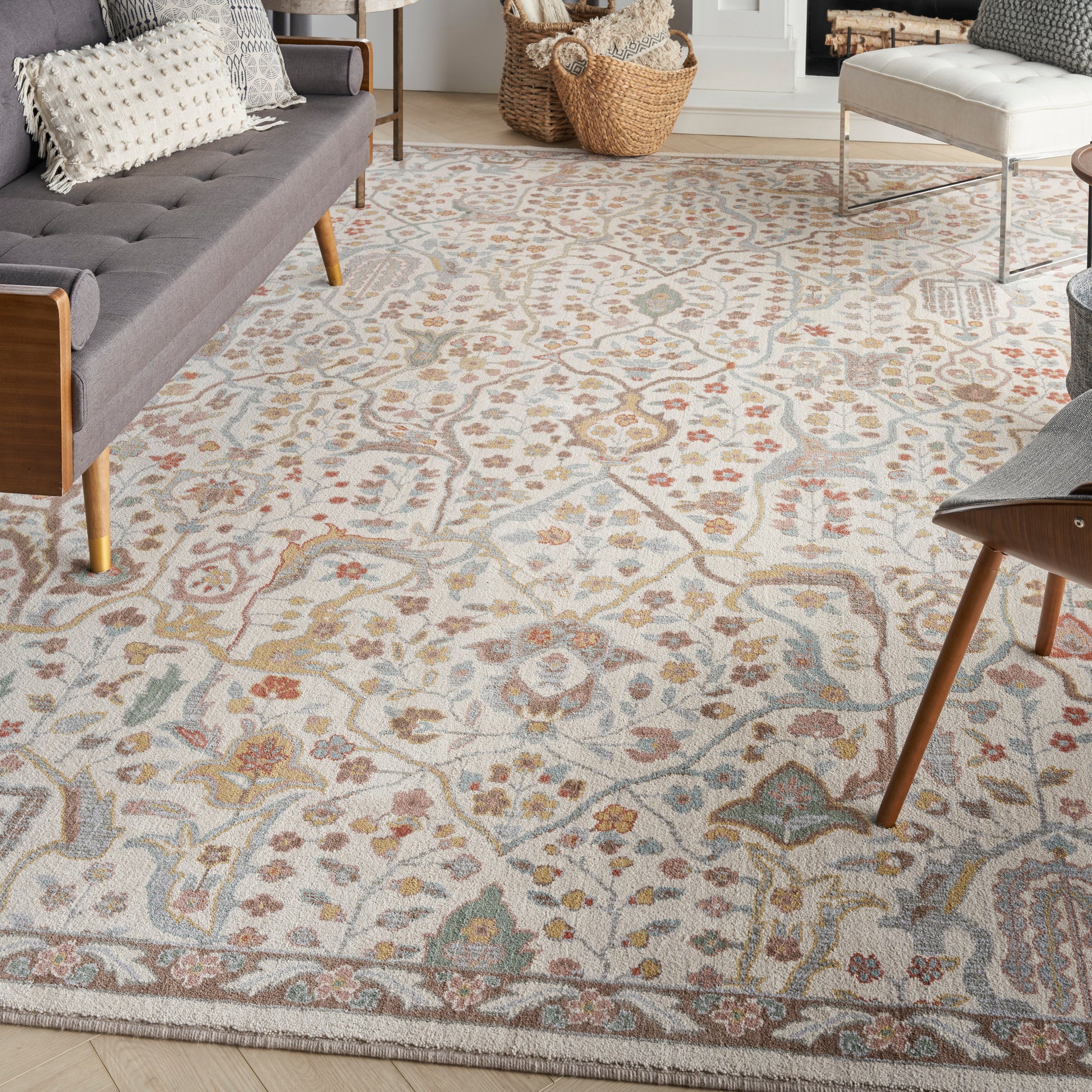 Nourison Home Parisa  Beige  Traditional