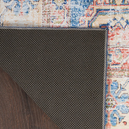 Nourison Home Fulton  Blue Ivory  Traditional