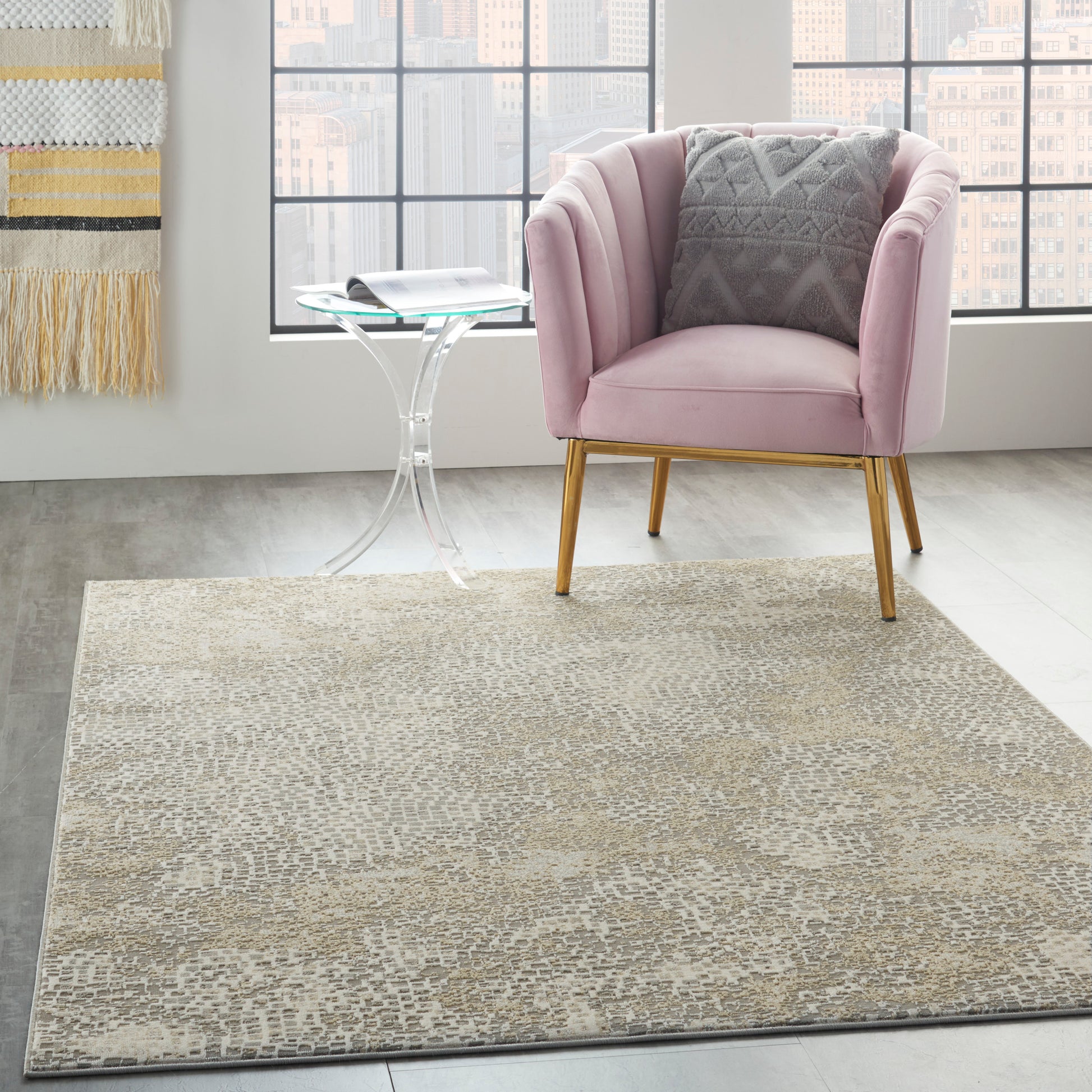 Michael Amini MA90 Uptown  Beige Grey  Contemporary