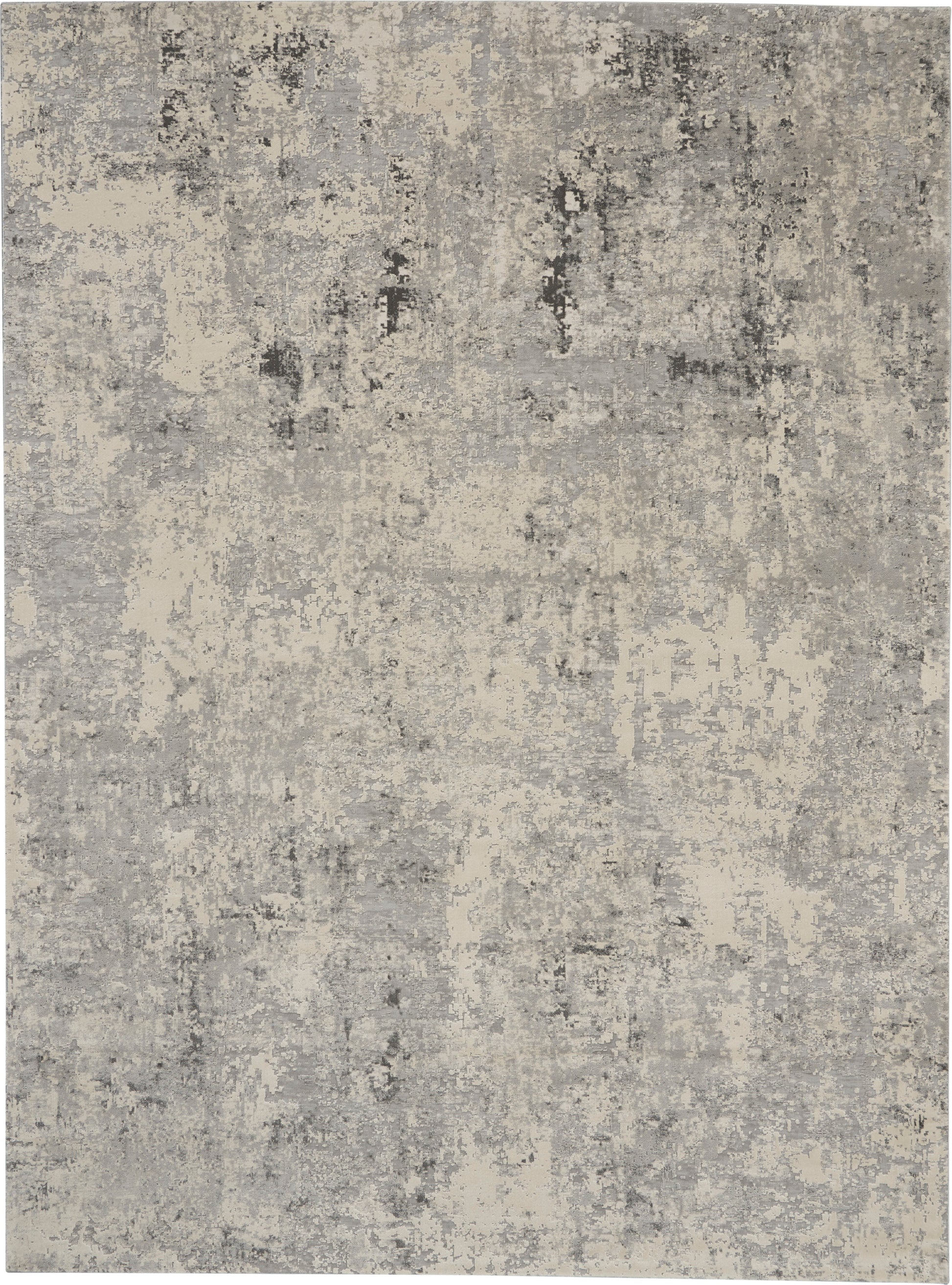 Nourison Home Rustic Textures  Grey Beige  Contemporary