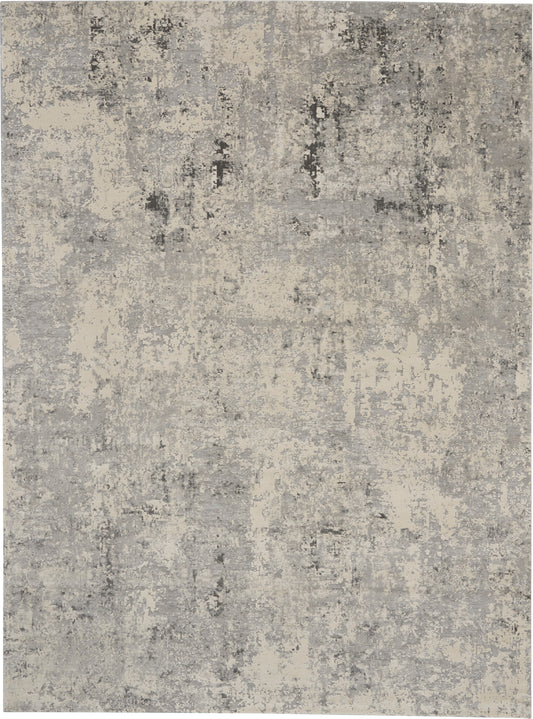 Nourison Home Rustic Textures  Grey Beige  Contemporary