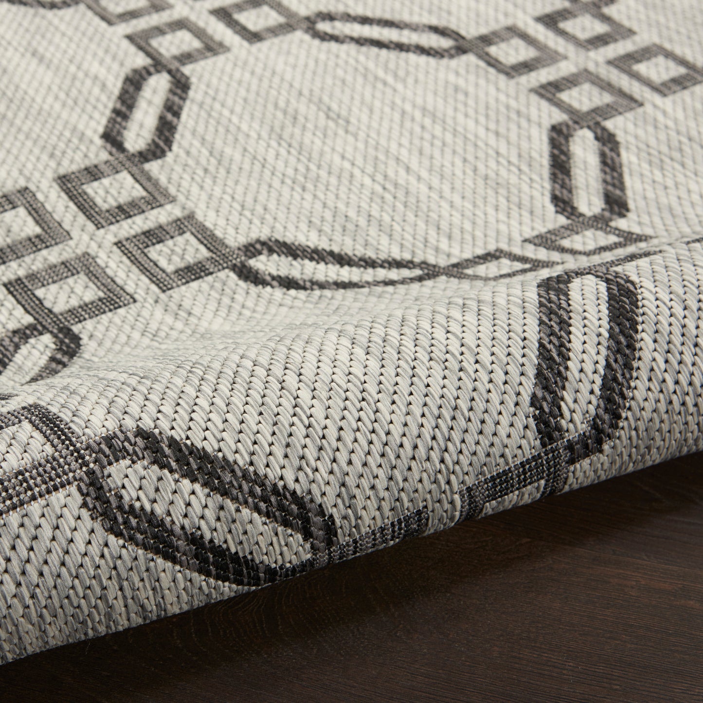 Nourison Home Country Side  Ivory Charcoal  Transitional