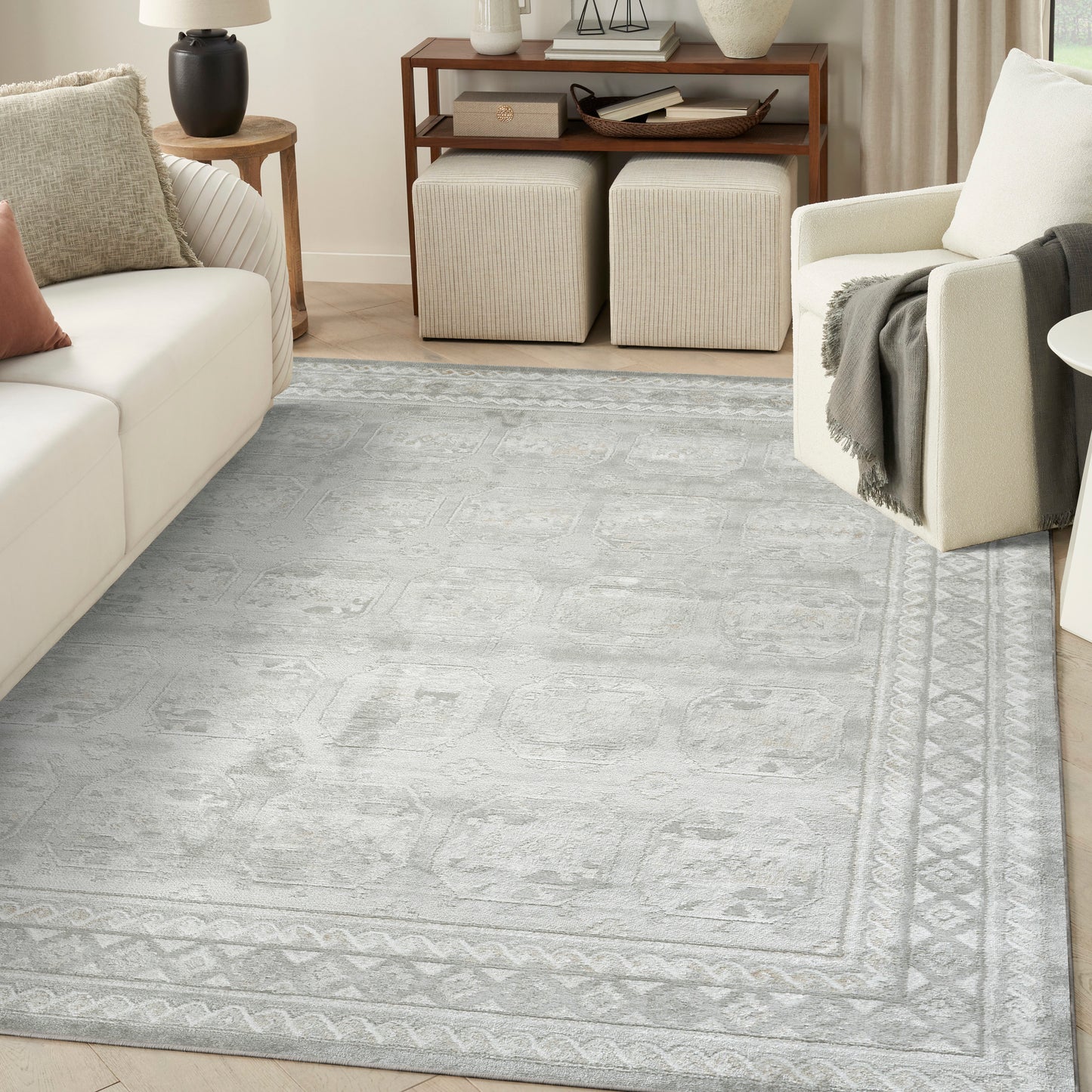 Nourison Home Dekor  Grey  Traditional