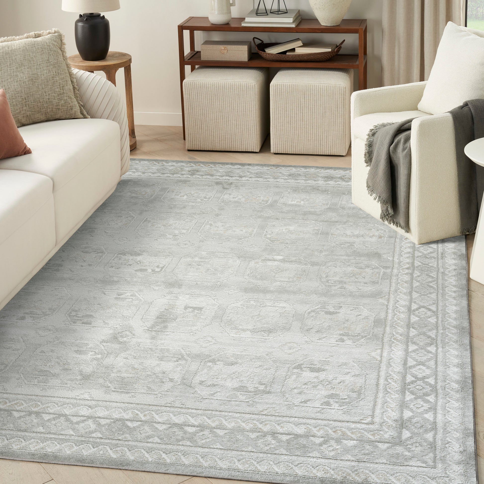 Nourison Home Dekor  Grey  Traditional