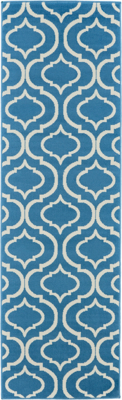 Nourison Home Jubilant JUB19 Blue Transitional Power-loomed Rug