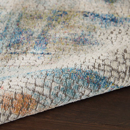 Nourison Home Ankara Global  Ivory Multicolor  Contemporary